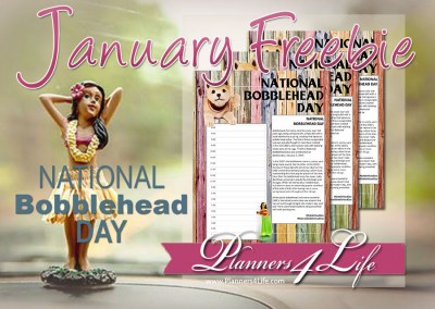 0107 - Holiday Calendar Page - National Bobblehead Day